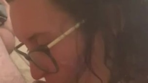 Sucking Dick smoking cigarettes 