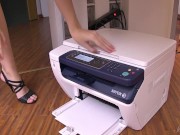 Naughty Coed Debella Takes a Masturbation Break at Work! 2/16