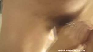 Interracial 3some For Horny Swinger Wifey Outdoors