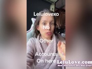 Interruption getting ready to fuck, spreading my legs after great sex, SO frustrated with catfish scammers & more - Lelu Love 12/16