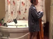 having fun in a jacuzzi w some juice :) 1/16