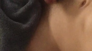 young man plays with soft cock on cam