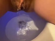 Petite Blonde Peeing