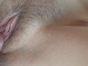 Teen pussy closeup, pussy juice, hairy pussy closeup 6/16