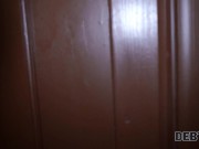 DEBT4k. Man stretches blonde who didnt have possibility to pay off debt 2/16