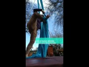 commemoration aerial silks video 1k followers on insta 3/16