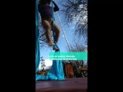 commemoration aerial silks video 1k followers on insta 4/16