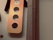 Motel bathroom blowjob turns into hot fuck with sexy big ass amazing tit milf 🥵🍆💦🔥 16/16