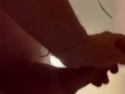 Motel bathroom blowjob turns into hot fuck with sexy big ass amazing tit milf 🥵🍆💦🔥 3/16