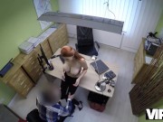 VIP4K. Stunners blowjob makes a naughty man agree to give her a loan 11/16