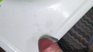 Masturbación en el baño