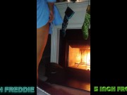 Made her put panties back on! Pulled them 2 the side and shot a huge creampie in her HOT YUNG SNATCH 4/16