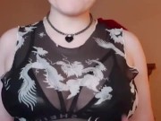 I wanna make you cum for me- stroke it like you'd fuck me horny goth nympho JOI 3/16