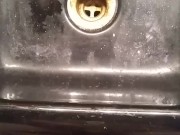 I pissed in the sink 3/16