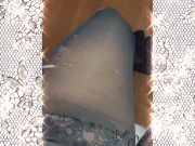 Rubbing my pussy in my pantyhose and boots 11/16