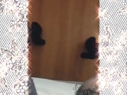 Rubbing my pussy in my pantyhose and boots 12/16