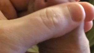 Precum foreskin play uncut bigdick