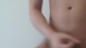 DANCING JAPANESE - PART 1 Hentai Naked Asian Man Showing Off His Small Cock and Cumshot