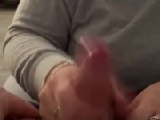 Dirty Talking British Slutwife Gives Cuck Hubby Blowjob/Handjob Until He Cums 9/16