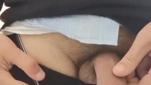 Pissing into the bathroom sink