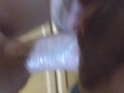 POV big tit tight pussy milf cums all over my cock, cream pie 8/16