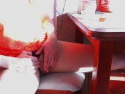 Beauty Decided to Masturbate at Dawn Over a Cup of Coffee. 5/16