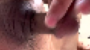 Masturbation from below