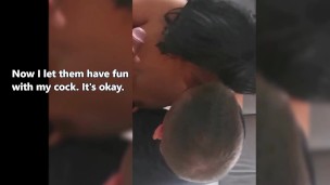 Training Cuckold Kissing : Lesson 1