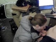 College Loser Paints Heather Kane's Patagonia Puffy Jacket White with Cum! 7/16