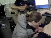 College Loser Paints Heather Kane's Patagonia Puffy Jacket White with Cum! 9/16