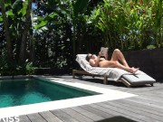 Fucked my sister's boyfriend at the pool! 4K! 1/16