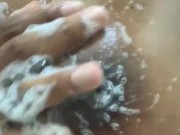 Busty takes a bubble bath 7/16