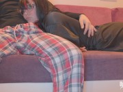 I WAKE MY STEPMOM FROM THE NAP AND I FUCKED HER MOUTH 1/16