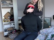 Facesitting with latex leggins After School 6/16