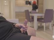 My Stepmom saw my hard cock and couldn't resist it 1/16