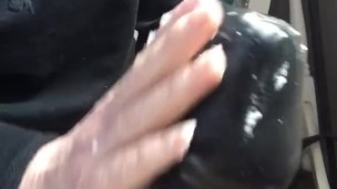 Lubing up black beauty 