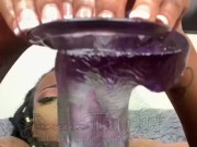 Janeinthejungle plays with pussy til squirts 10/16