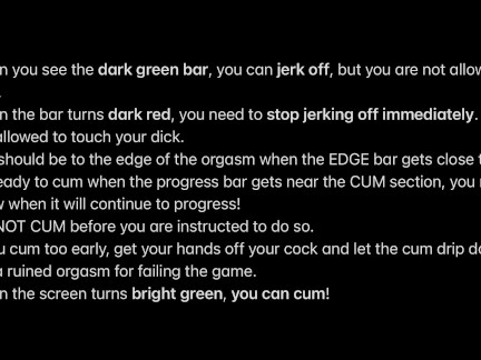 EDGING CHALLENGE - ENJOY YOUR DRIPPING COCK