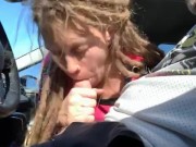 Road head from beautiful blonde Mandy Cumming 11/16