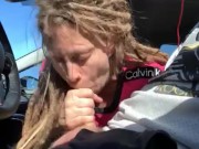 Road head from beautiful blonde Mandy Cumming 4/16