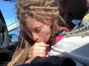 Road head from beautiful blonde Mandy Cumming 5/16