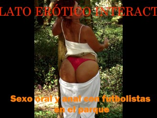 Audio ASMR – Sexo oral y anal en el parque con futbolistas – Parte II