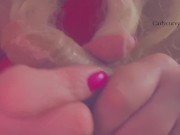 Condom play and dirty talk with dildo teasing!  14/16