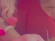 Condom play and dirty talk with dildo teasing!  6/16