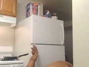 Ebony Bbw Playing With Asshole in Kitchen  16/16