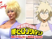 Camsoda - Sexy MILF Ryan Keely Cosplay as Mitsuki Bakugo Gets Cum On Bush