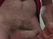 Having a quick wank while friends visit 6/16