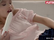 WHITEBOXXX - Lesbian Step Sisters Zazie Skymm And Amaris Share Orgasms - LETSDOEIT 2/16