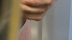 Penis in elevator man 