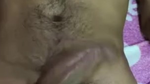 Rubbed my big cock😈